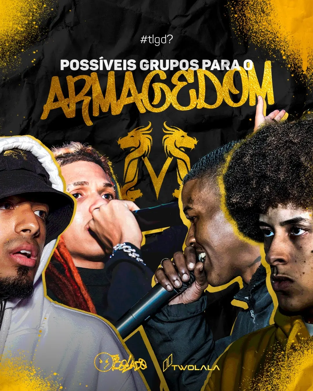 Grupos pro Armagedom, artes · batalha de rima (marca pessoal Bolado), imagem 1 de 2