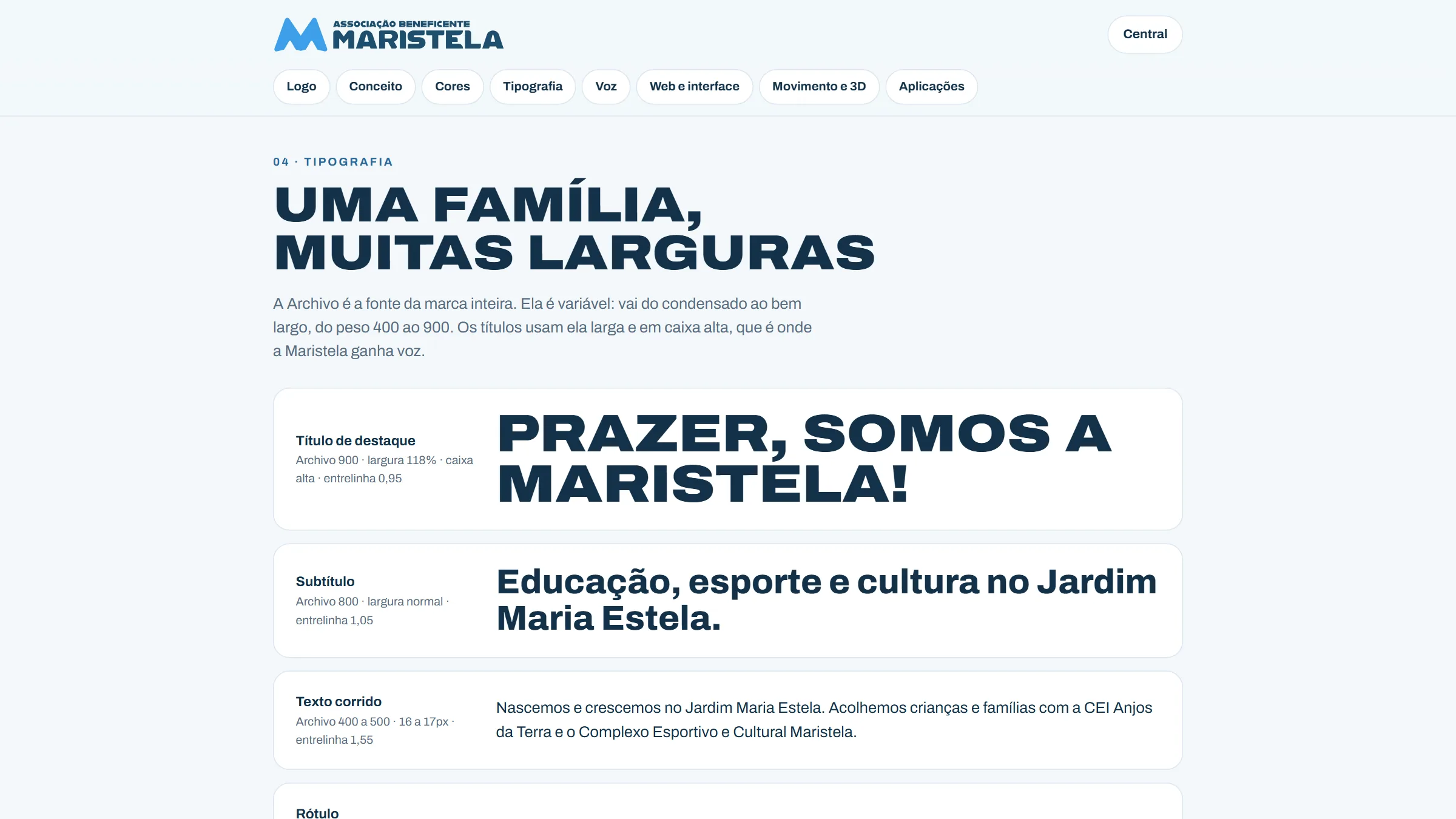 Maristela · Design System, design system · associação (projeto da CHAVES), imagem 5 de 7