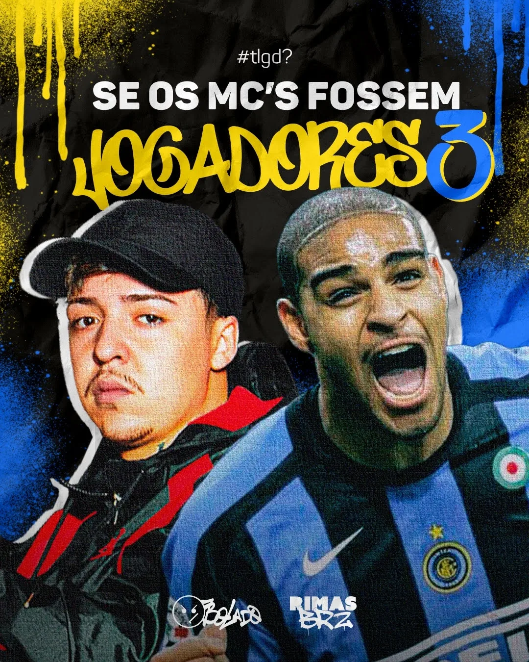 Se os MC's fossem jogadores 3, artes · batalha de rima (marca pessoal Bolado), imagem 1 de 6