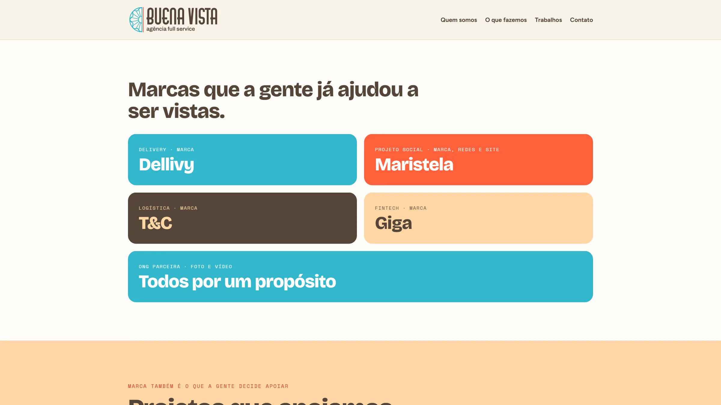Buena Vista · Site, site · agência (projeto da CHAVES), imagem 3 de 6
