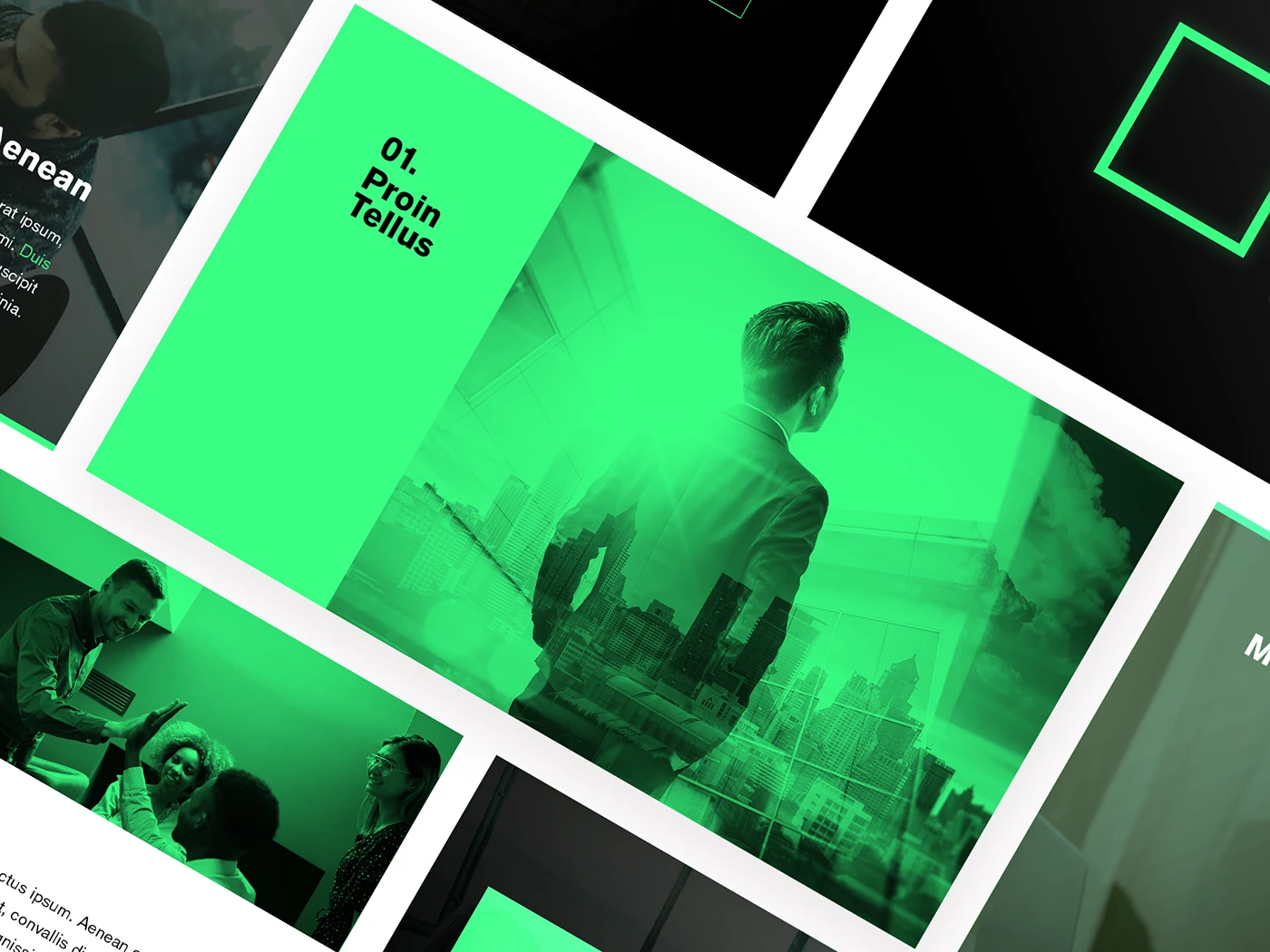 Slide Template Lorem Ipsum