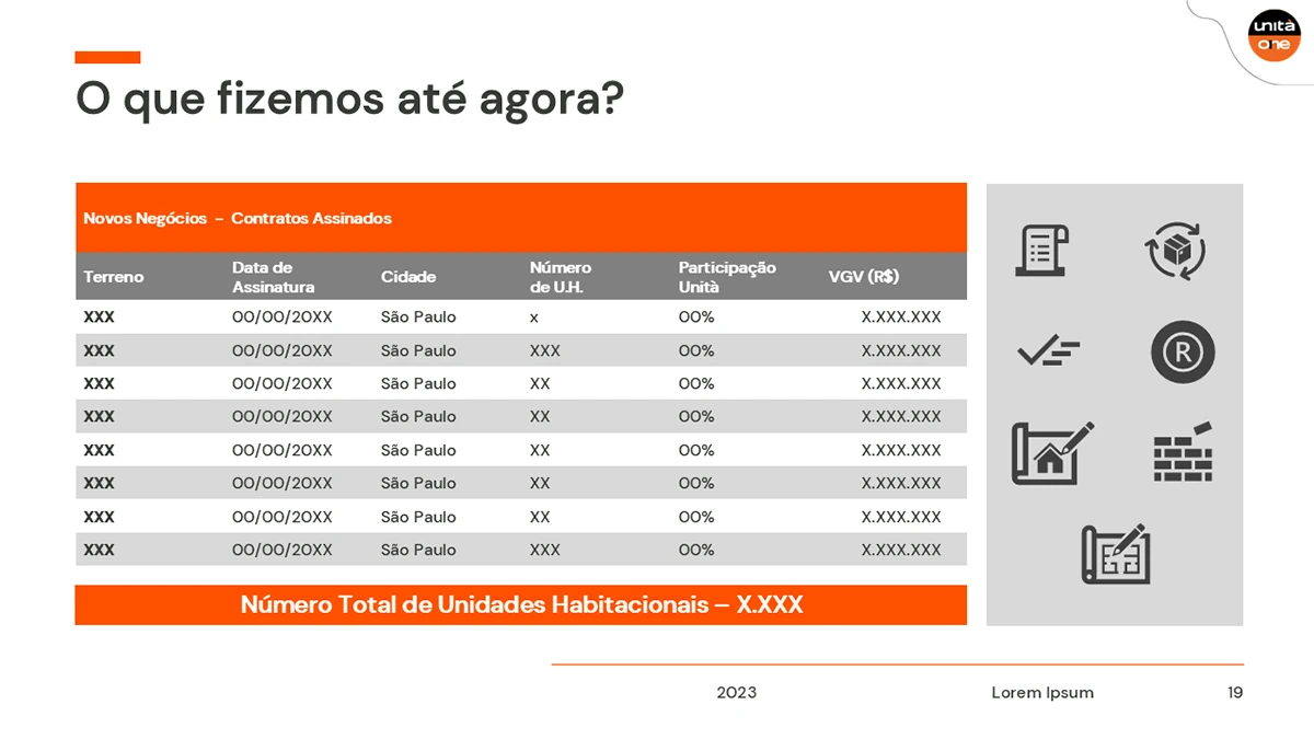 Unità, apresentação · slides (projeto pessoal), imagem 21 de 71